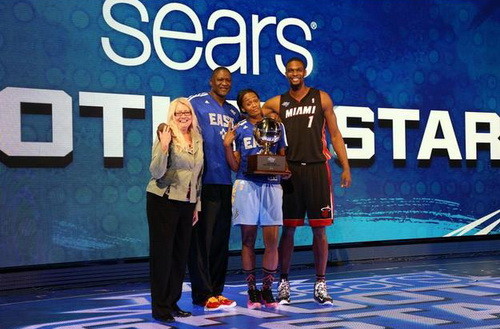 تیم باش برنده مسابقه ستاره های شوت زنی آل-استار 2014 ان بی ای شد