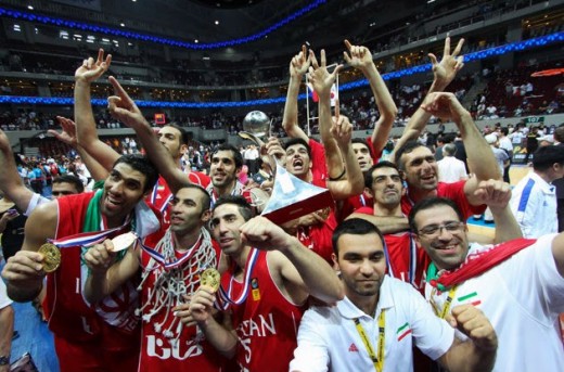 قهرمانی ایران در مسابقات بسکتبال قهرمانی آسیا 2013
