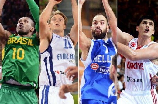 وایلد کاردهای جام جهانی بسکتبال به برزیل، فنلاند، یونان و ترکیه رسید