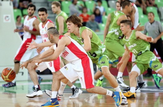 شکست شکست تیم بسکتبال ایران مقابل اسلونی در تورنومنت لیوبلیانا