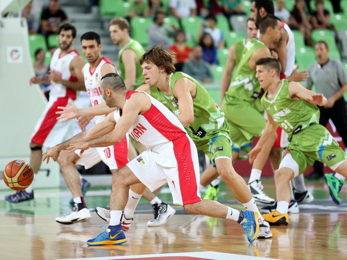 شکست تیم بسکتبال ایران مقابل اسلونی در تورنومنت لیوبلیانا