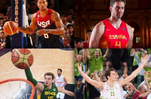 45 بازیکن فعلی NBA در جام جهانی بسکتبال 2014 حضور دارند