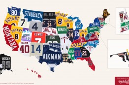 پرفروش ترین پیراهن های ورزشی قدیمی در ایالت های مختلف امریکا